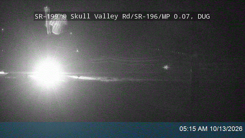SR-199 @ Skull Valley Rd / SR-196 / MP 0.07, DUG live camera view