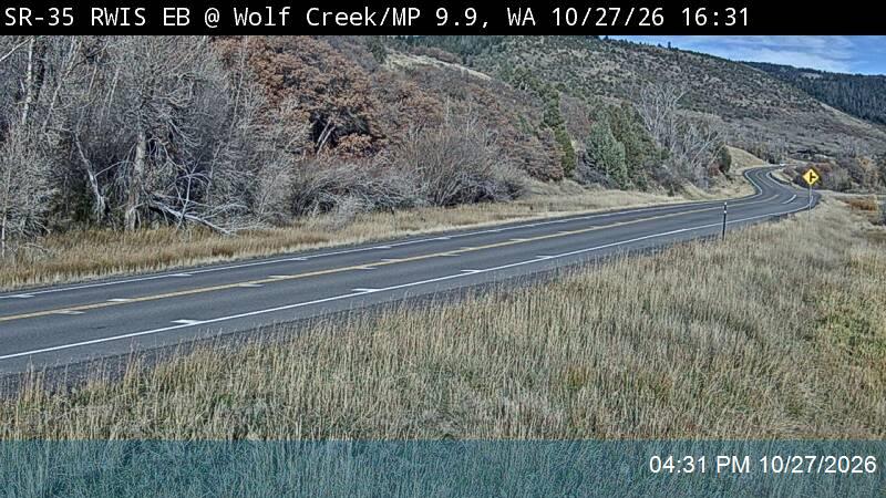 SR-35 RWIS @ Wolf Creek / MP 9.92, WA live camera view