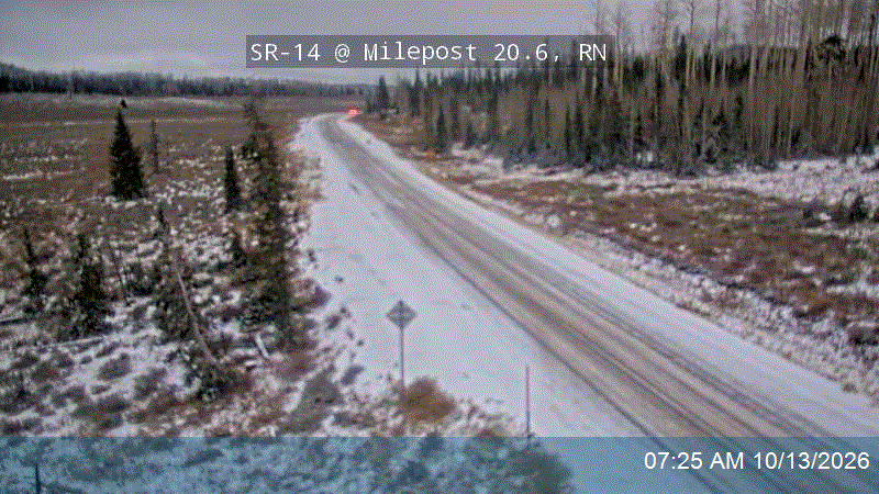 SR-14 @ Milepost 20.6, RN live camera view