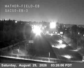 Hwy 50 at Mather Field EB 3 live camera view