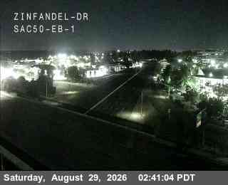 Hwy 50 at Zinfandel Dr EB 1 live camera view