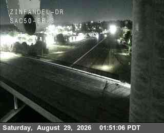 Hwy 50 at Zinfandel Dr EB 3 live camera view