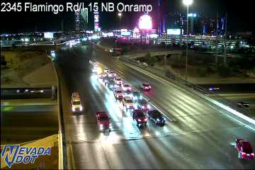 Flamingo Rd & I-15 NB Ramp Arena live camera view