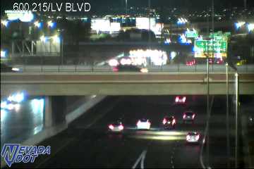 I-215 EB W of Las Vegas Blvd live camera view