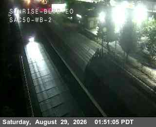 Hwy 50 at Sunrise Blvd EO WB 2 live camera view