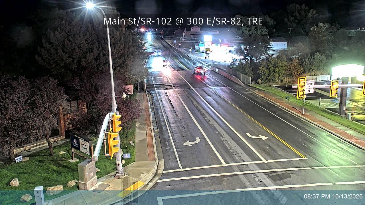 Main St / SR-102 @ 300 E / SR-82, TRE live camera view