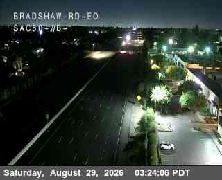 Hwy 50 at Bradshaw Rd EO 1 live camera view