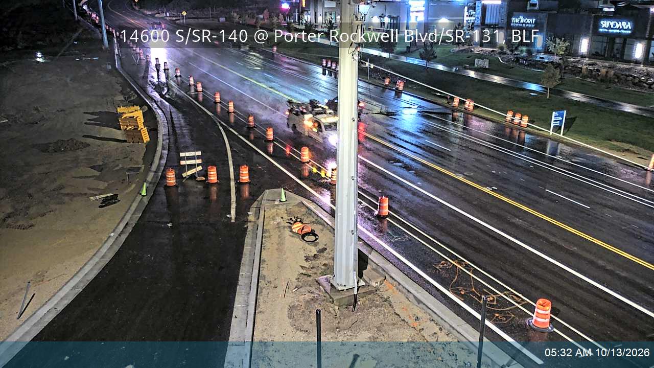 14600 S / SR-140 @ Porter Rockwell Blvd, BLF live camera view