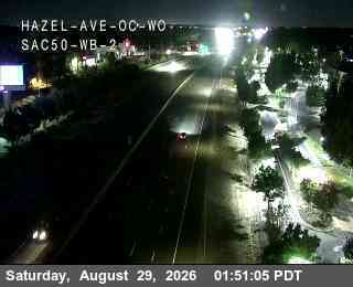 Hwy 50 at Hazel Ave OC WO WB 2 live camera view