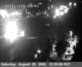 Hwy 50 at Hazel Ave OC WO WB 3 live camera view