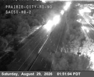 Hwy 50 at Prairie City Rd WO WB 2 live camera view
