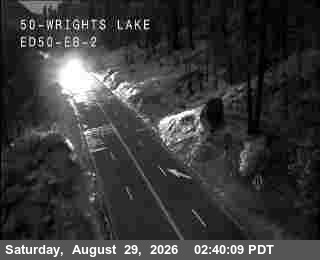 Hwy 50 at Wrights Lake 2 live camera view