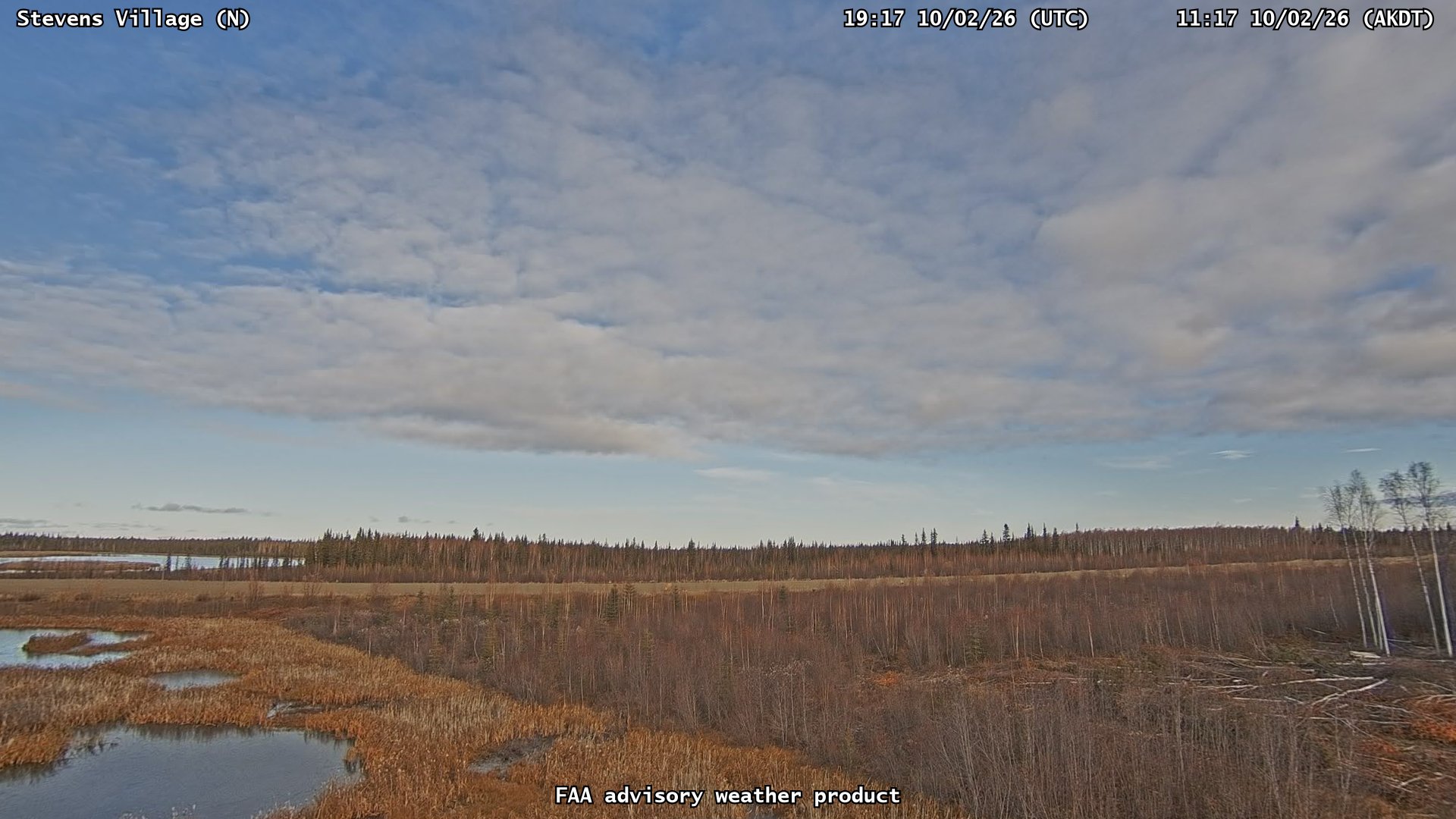Stevens Village — North live camera view