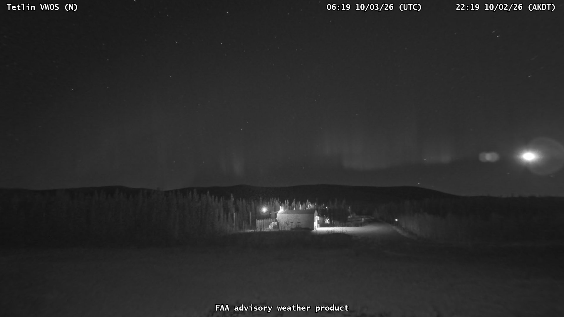 Tetlin VWOS — North live camera view