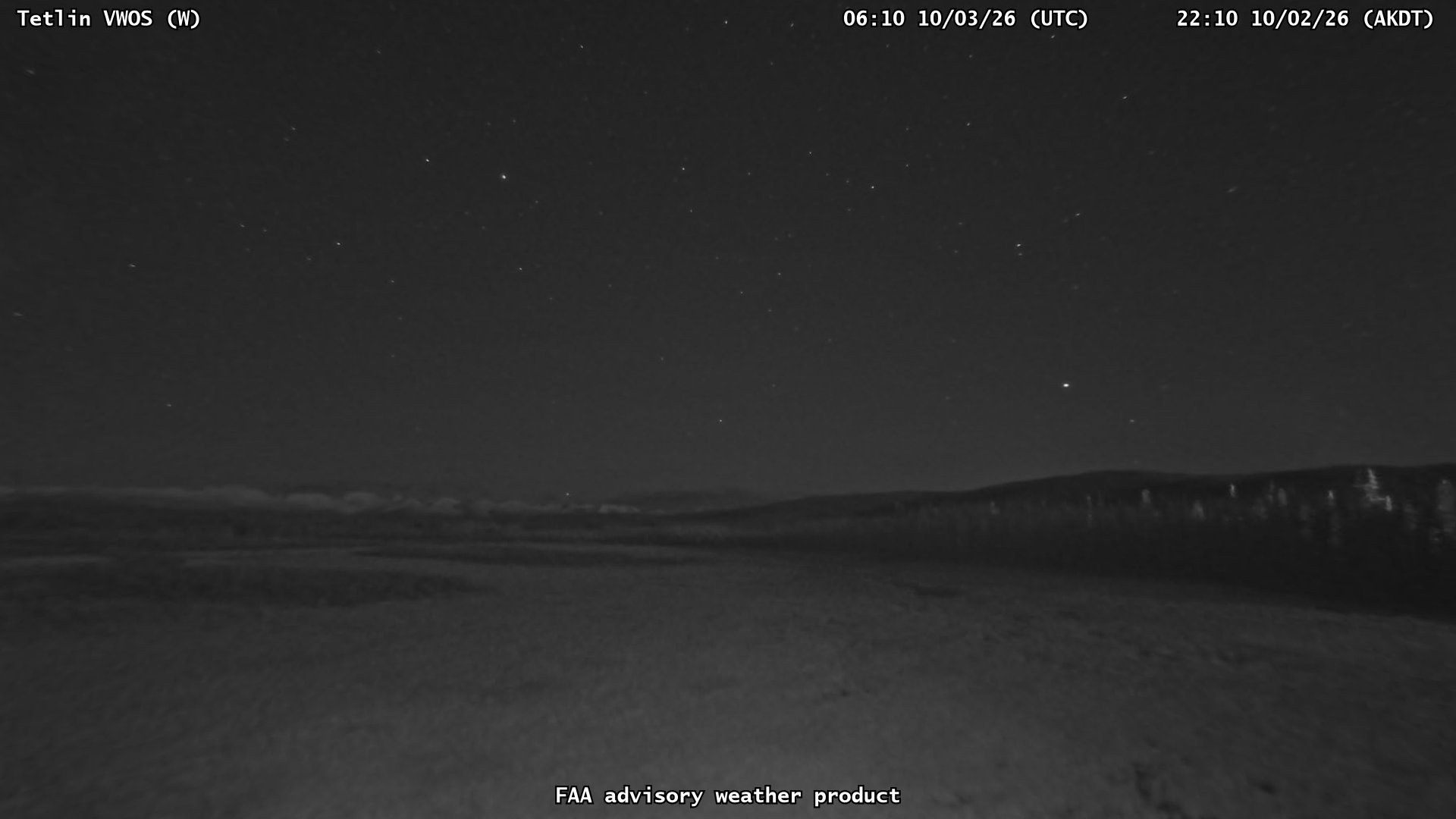 Tetlin VWOS — West live camera view