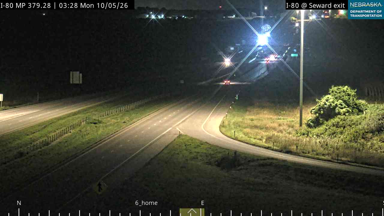 I-80 Seward Exit (East) live camera view