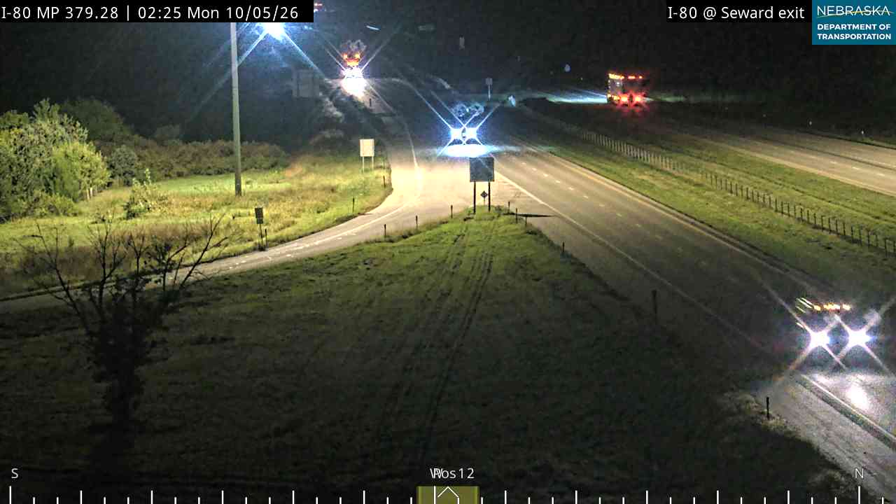 I-80 Seward Exit (West) live camera view