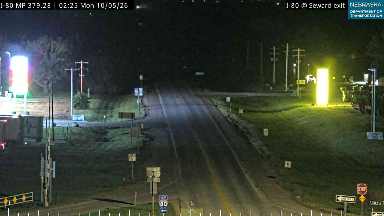 I-80 Seward Exit (South) live camera view
