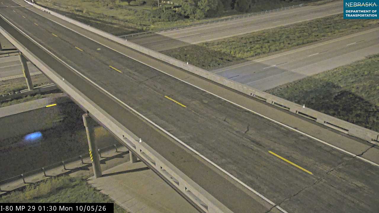 I-80 Dix (EB Overhead) live camera view