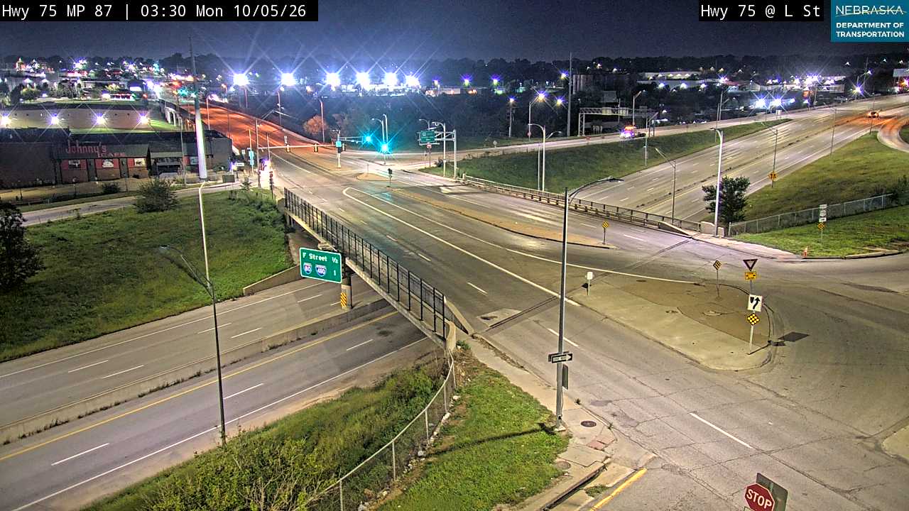 US 75 L St. in Omaha (Various Views) live camera view
