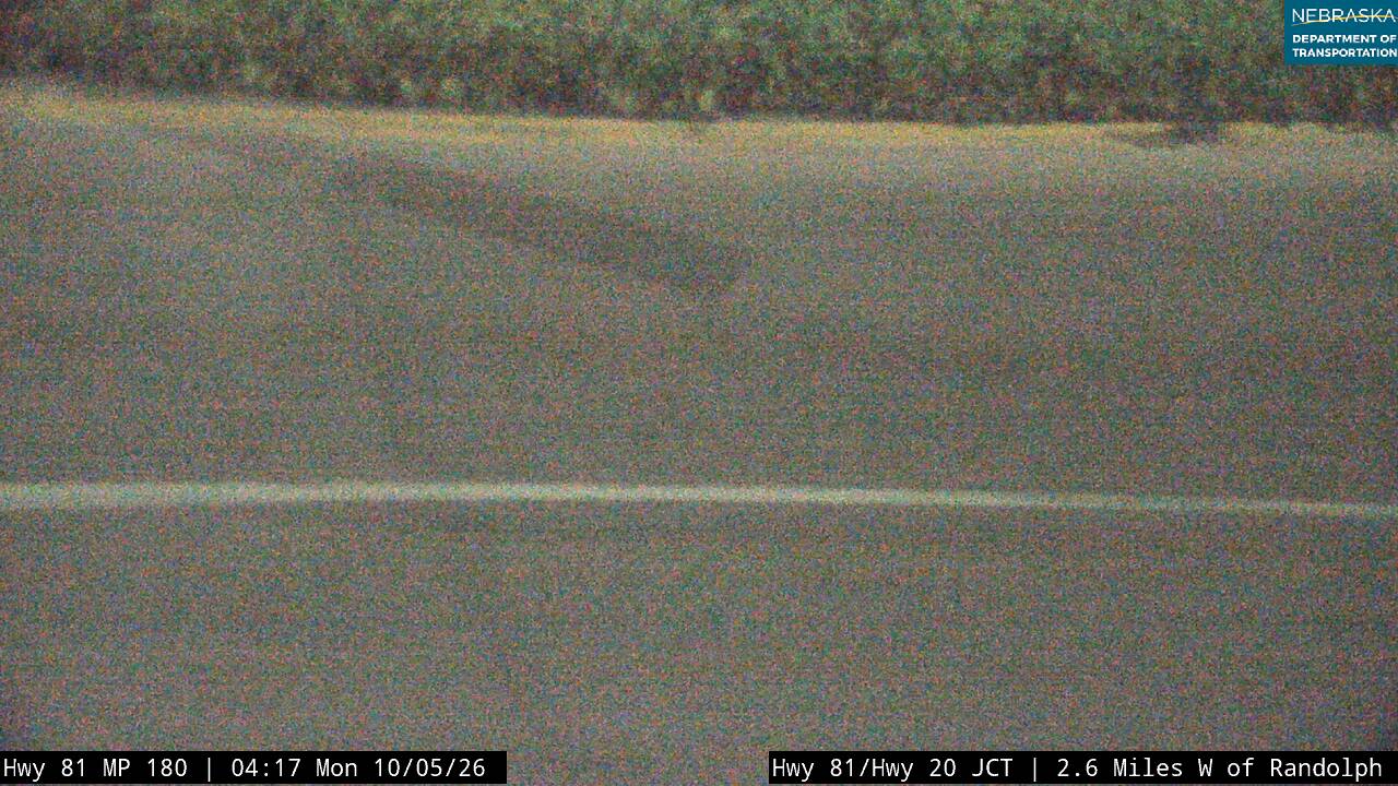 US 81 W of Randolph (Surface) live camera view