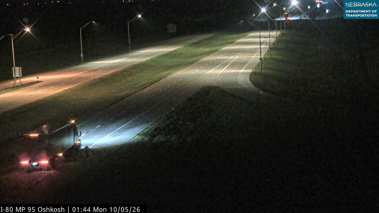I-80 Oshkosh Exit 95 (West) live camera view
