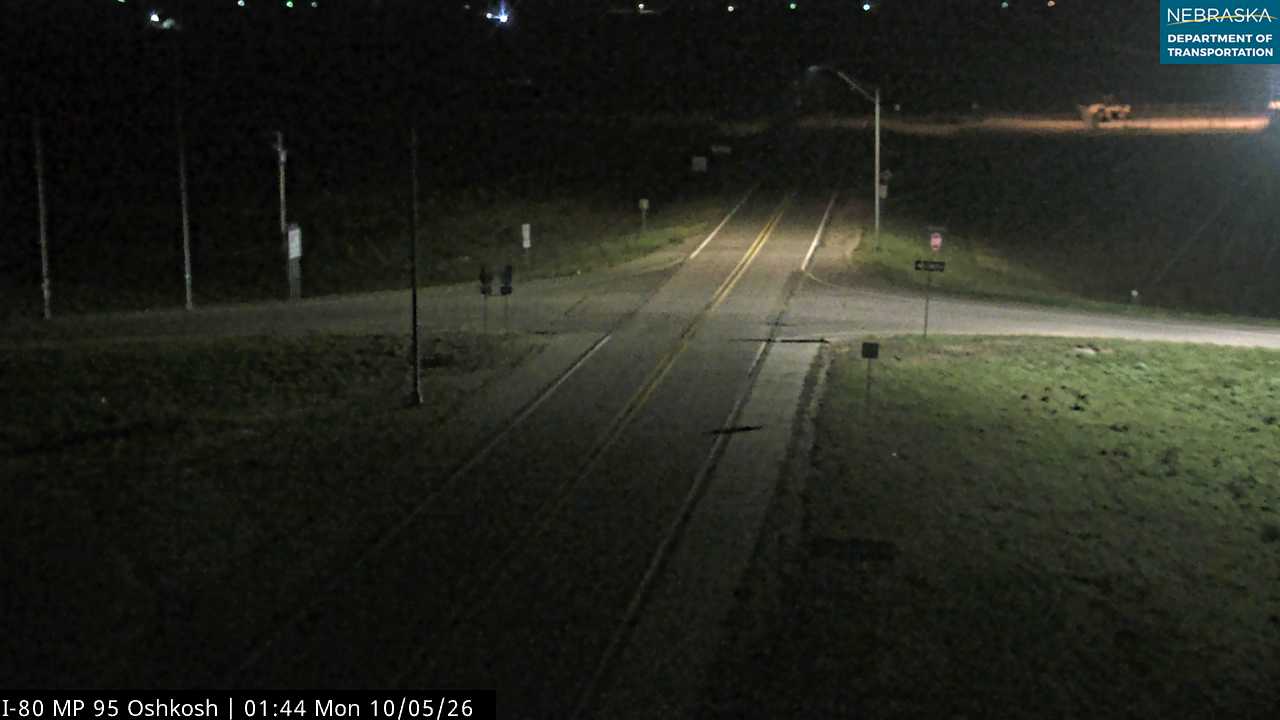 I-80 Oshkosh Exit 95 (North) live camera view