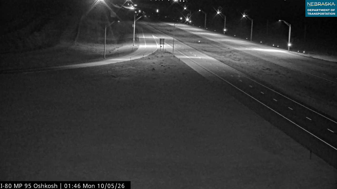 I-80 Oshkosh Exit 95 (East) live camera view