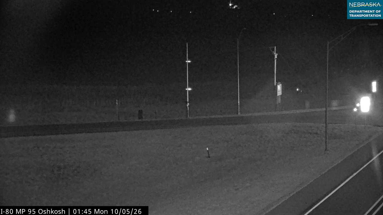 I-80 Oshkosh Exit 95 (WB Ramp) live camera view