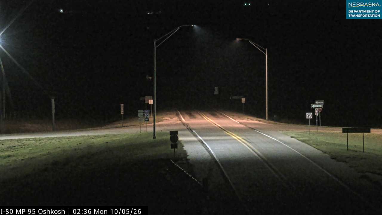 I-80 Oshkosh Exit 95 (South) live camera view