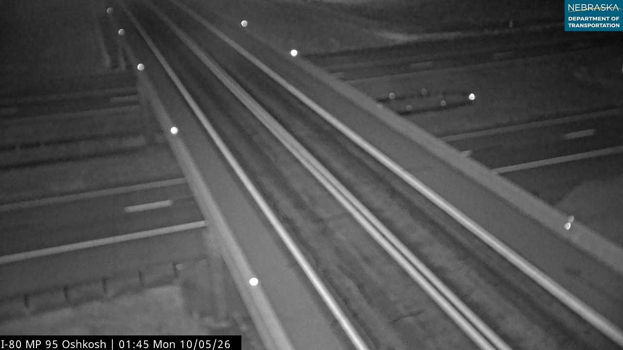 I-80 Oshkosh Exit 95 (Overhead) live camera view
