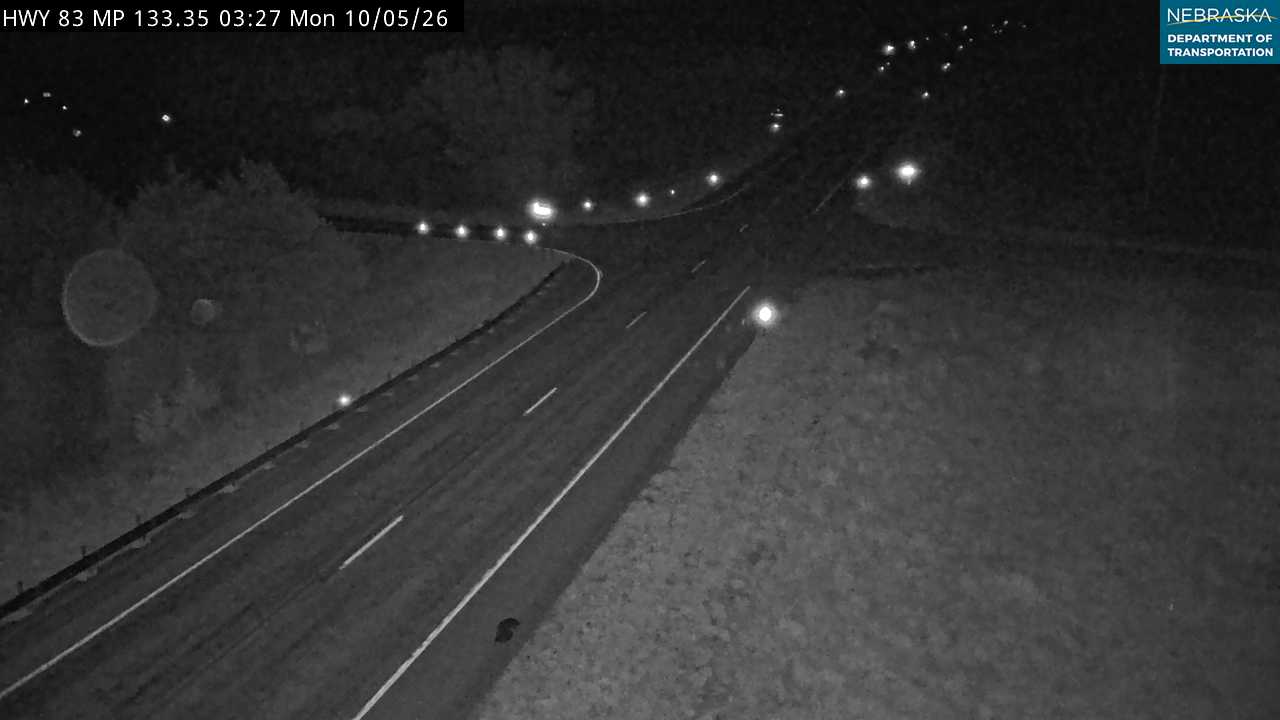 US 83 Dismal River Bridge (South) live camera view