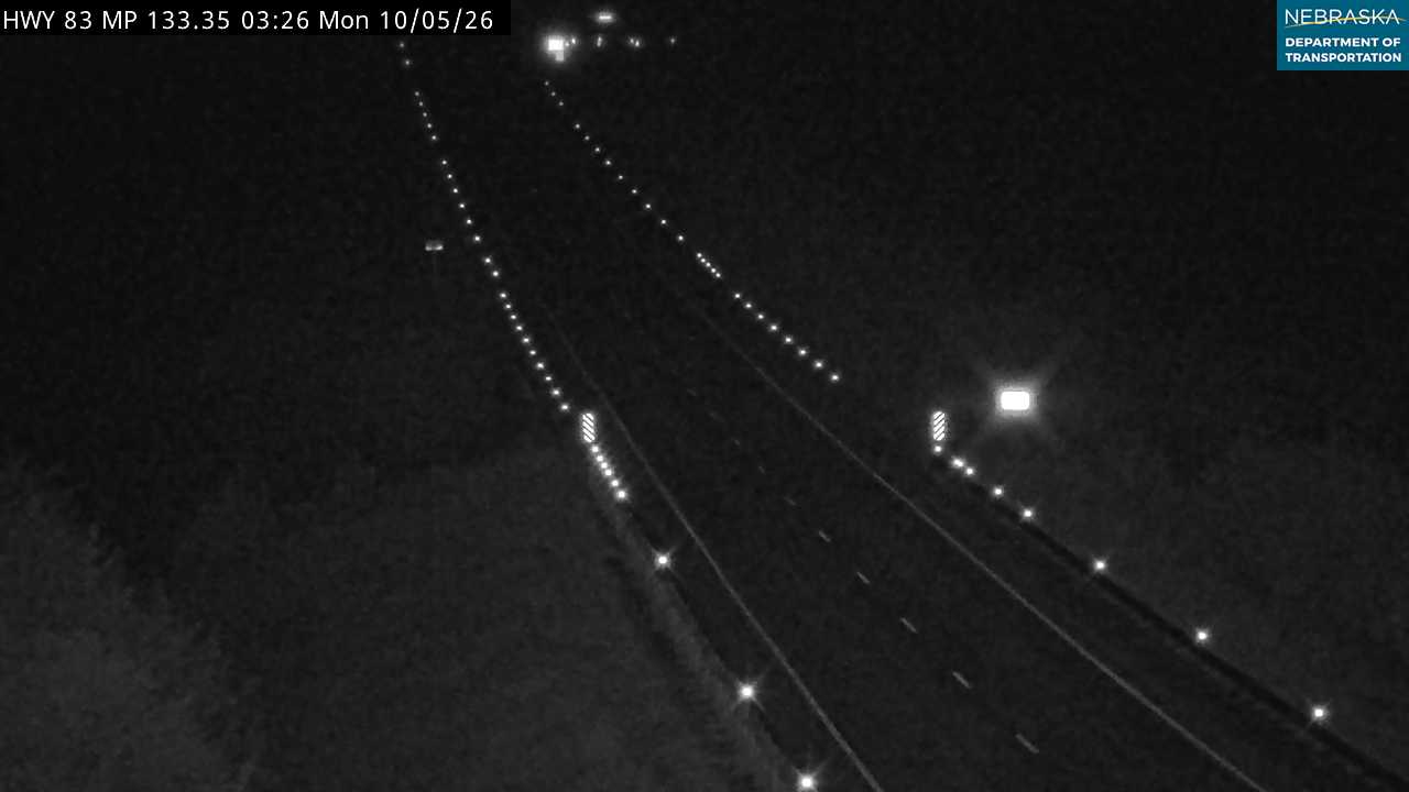 US 83 Dismal River Bridge (Bridge Deck) live camera view