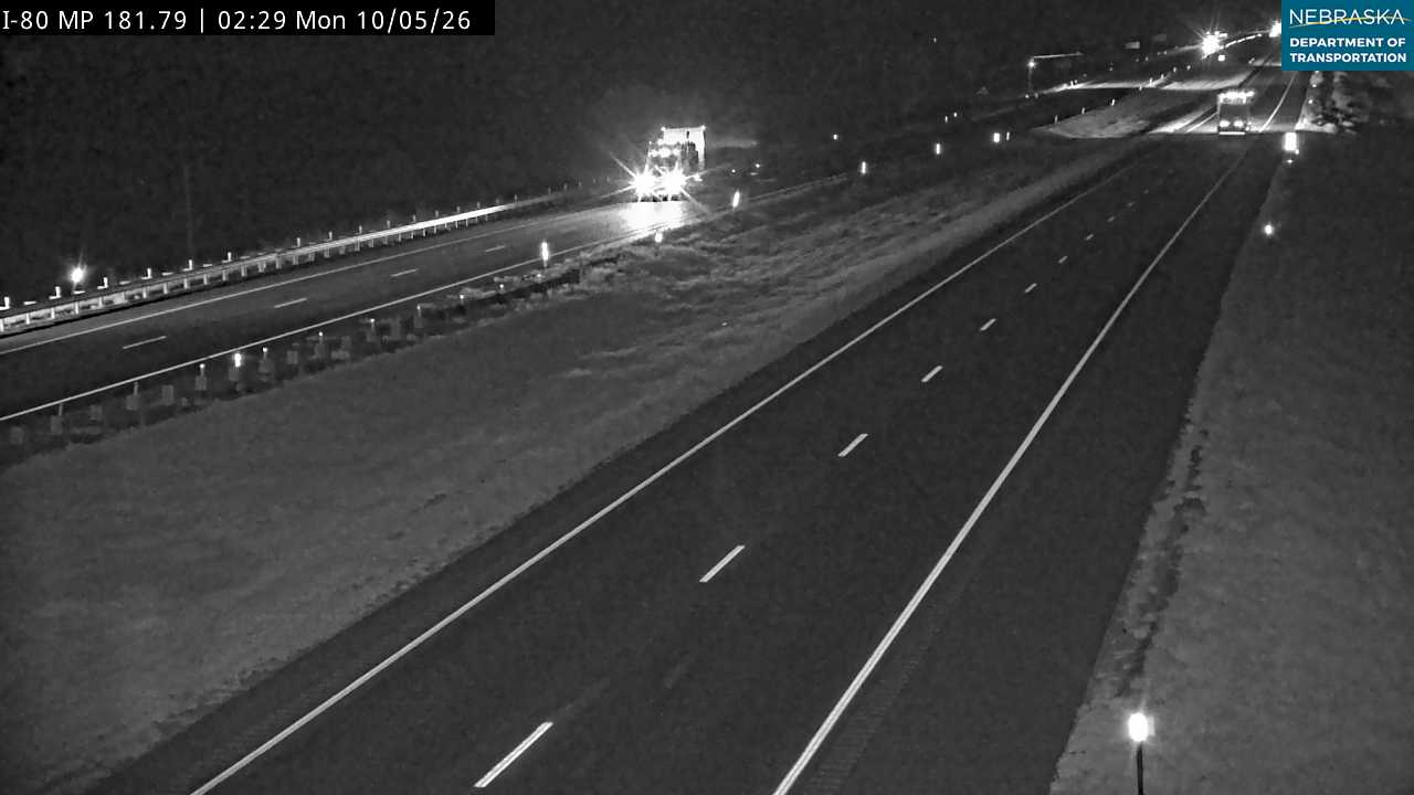 I-80 Bridge 181 E of North Platte (East) live camera view
