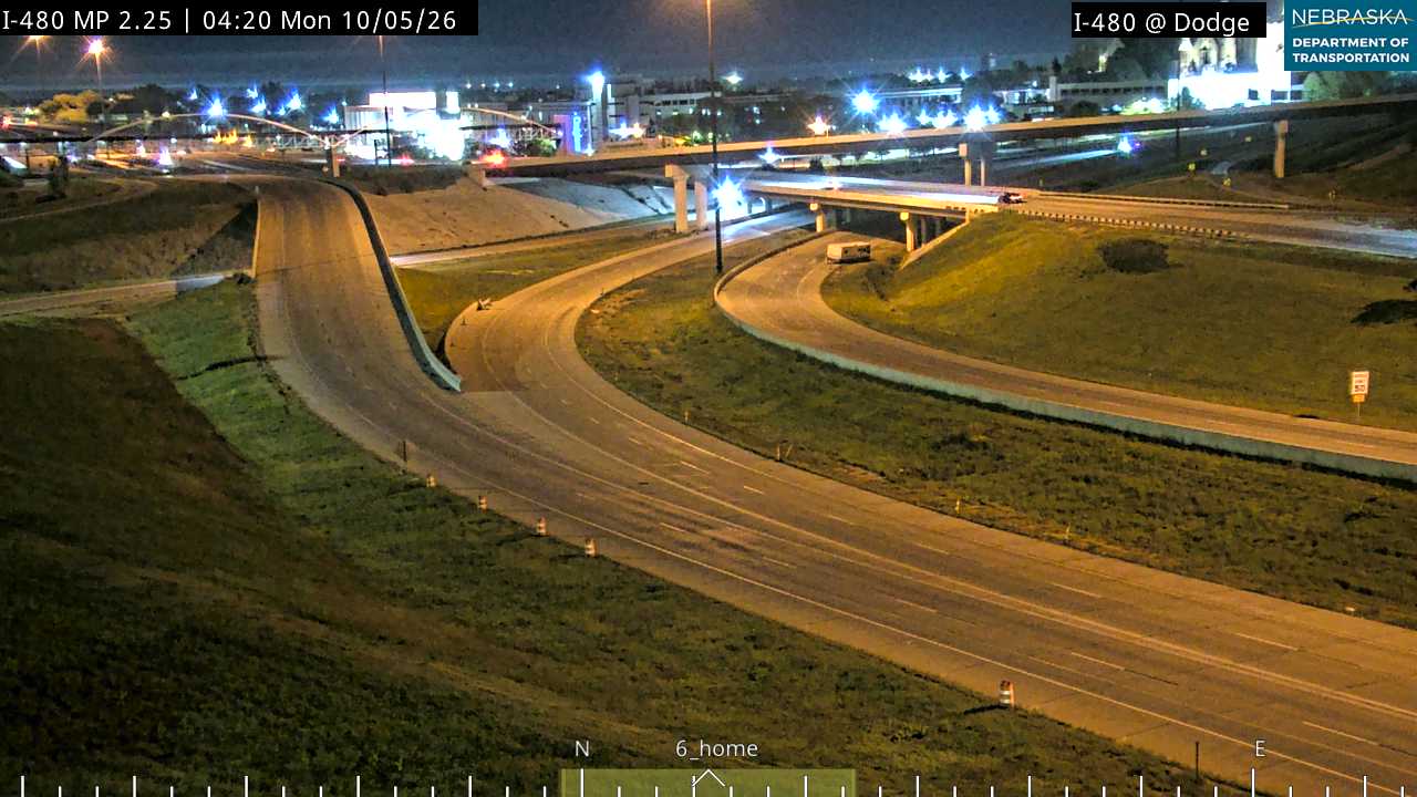I-480 Dodge St. (Various Views) live camera view