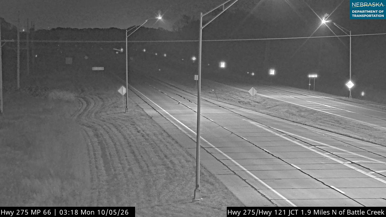 US 275 W of Norfolk (East) live camera view