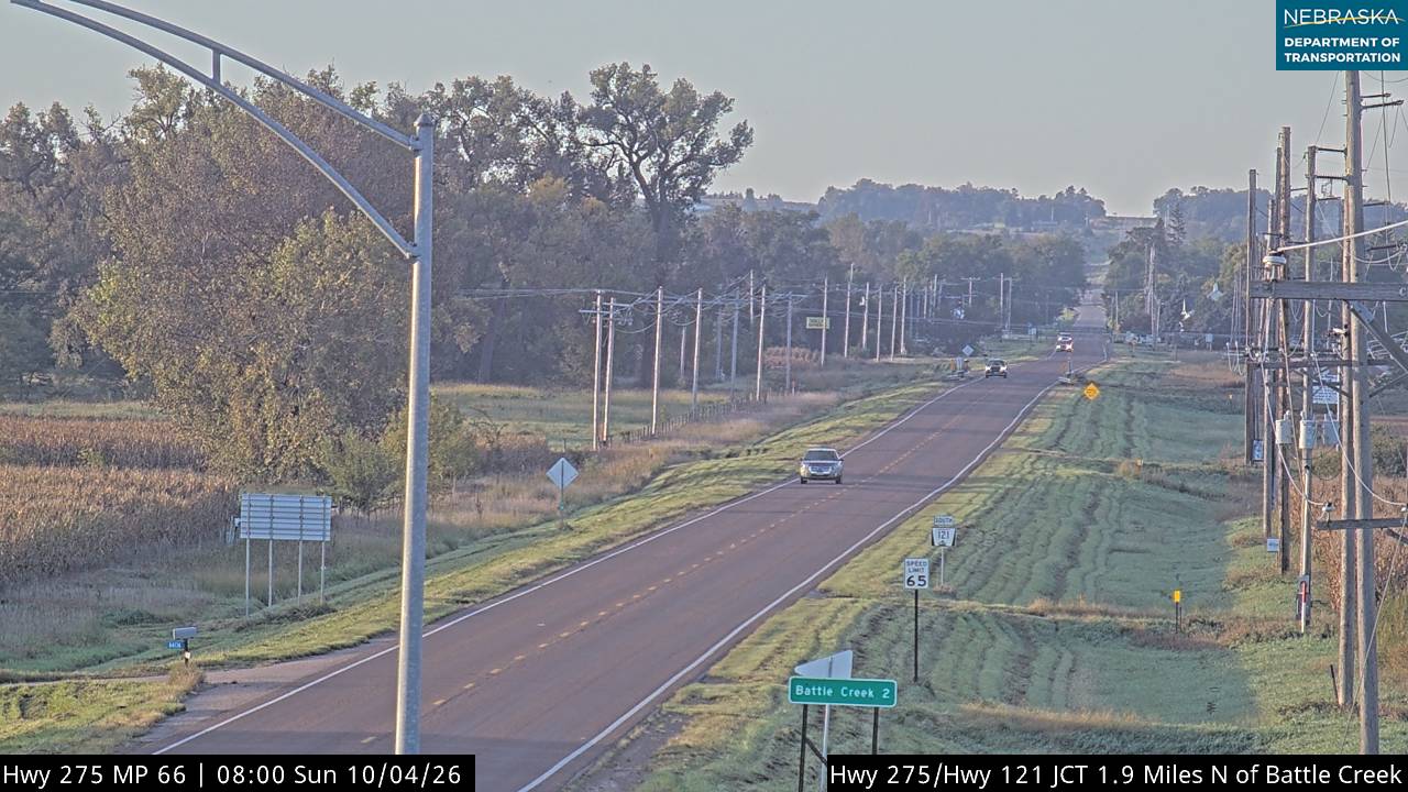 US 275 W of Norfolk (South) live camera view