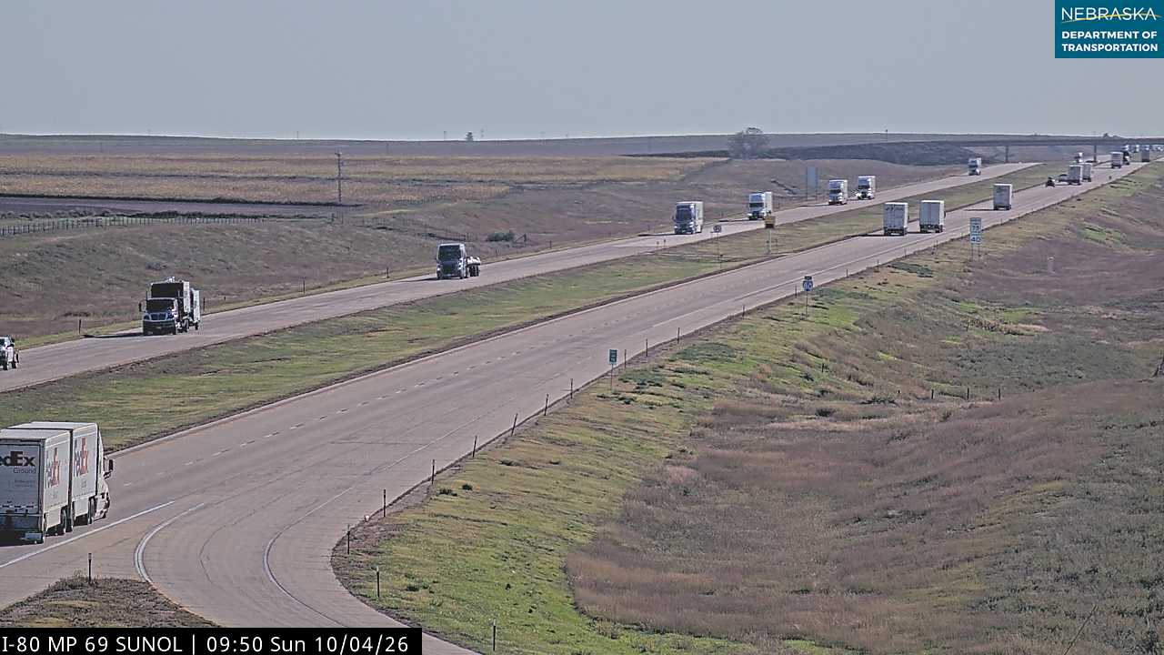 I80 at Sunol Exit 69 (East) live camera view