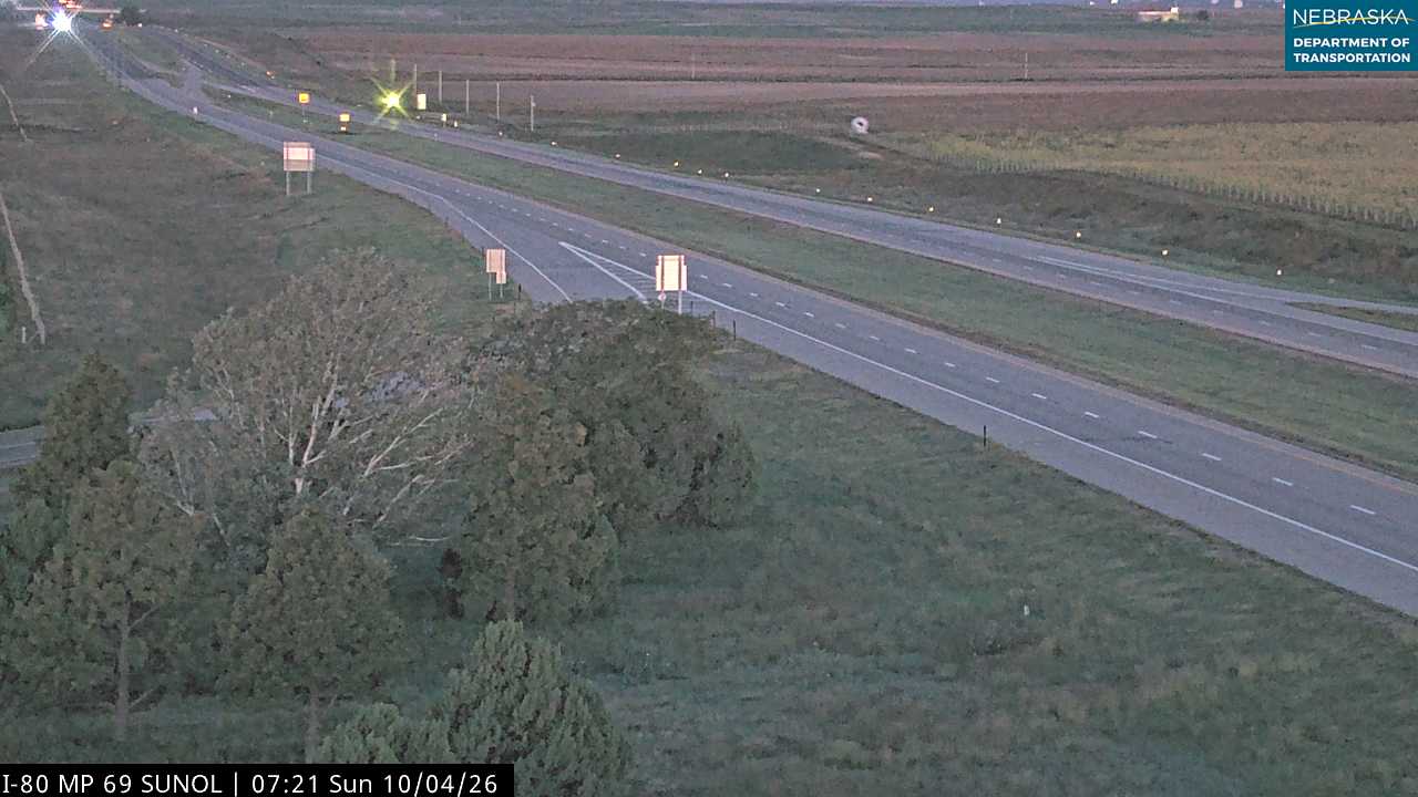I80 at Sunol Exit 69 (West) live camera view