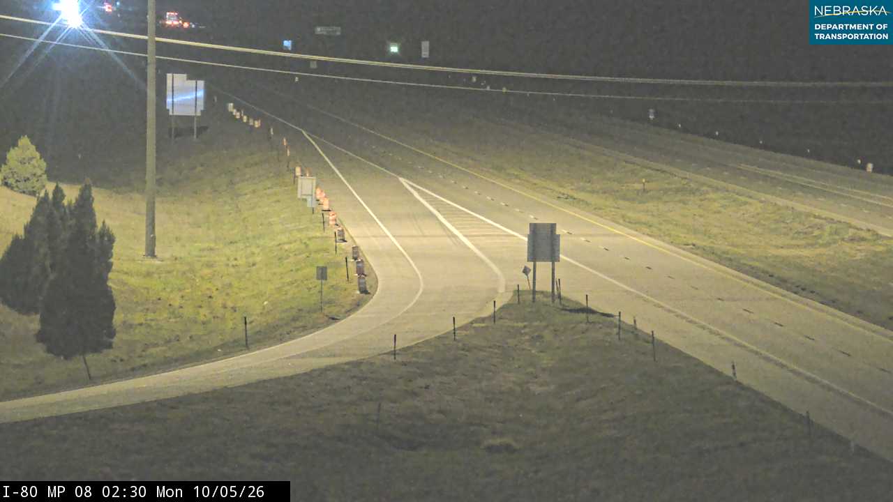 I-80 Bushnell (WB Ramp) live camera view