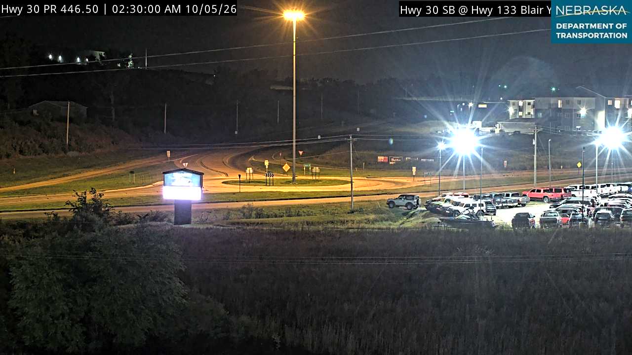 US 30 Blair Roundabout (Various) live camera view