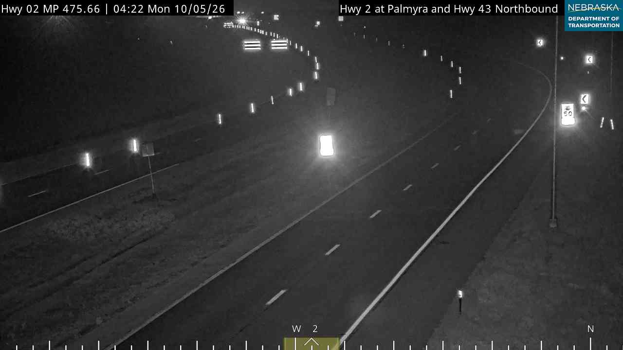 NE 2 Palmyra (West) live camera view