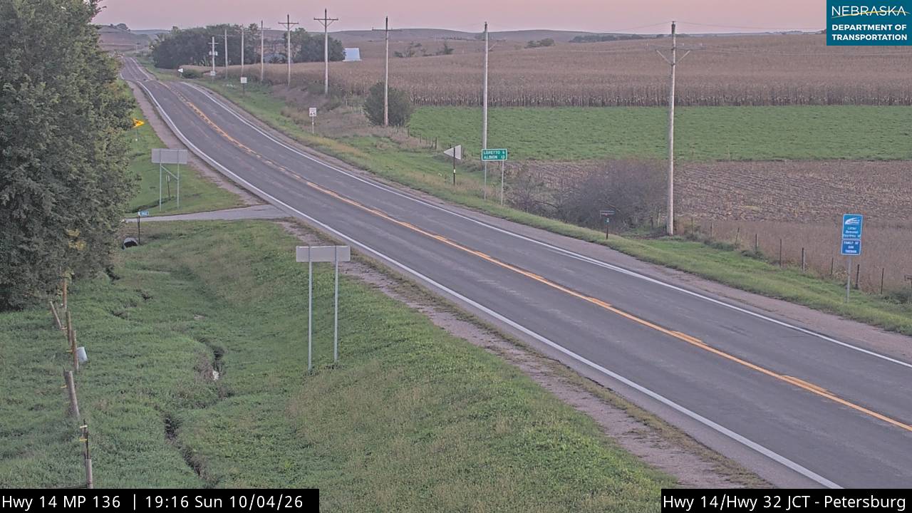 NE 14 Petersburg (South) live camera view