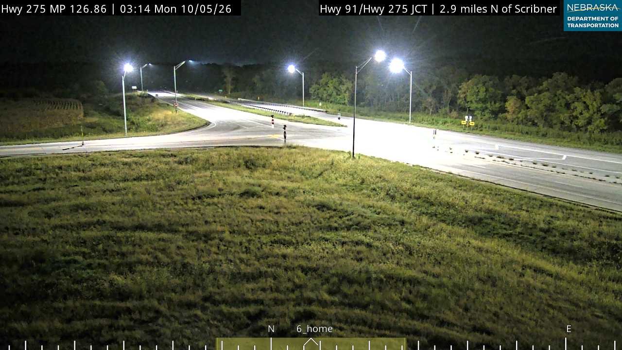 US 275 Scribner (Junction) live camera view
