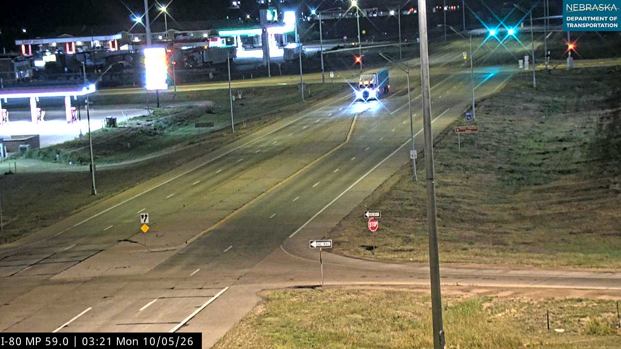 I-80 Sidney Exit (North) live camera view