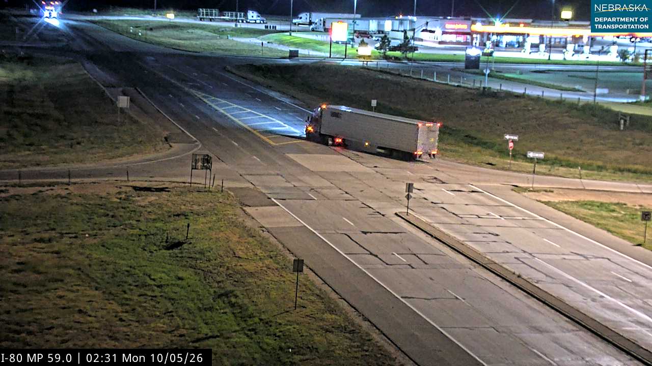 I-80 Sidney Exit (South) live camera view