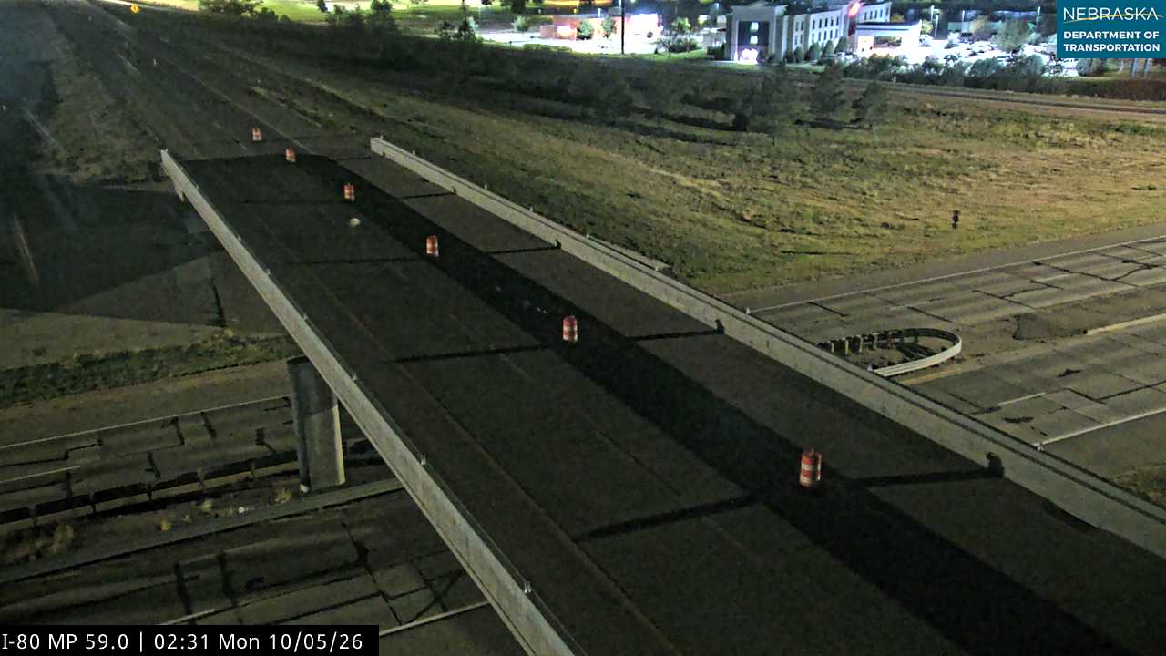 I-80 Sidney Exit (WB Overhead) live camera view