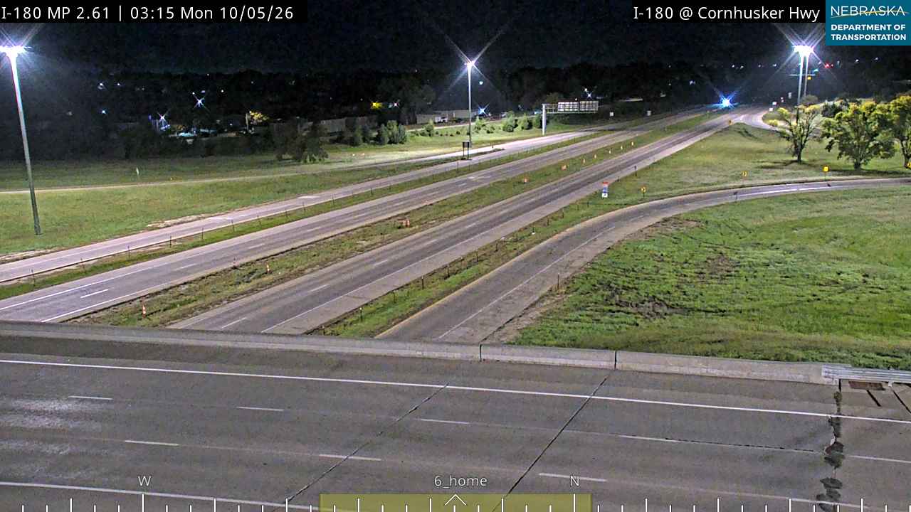 I-180 Cornhusker Hwy (Various Views) live camera view
