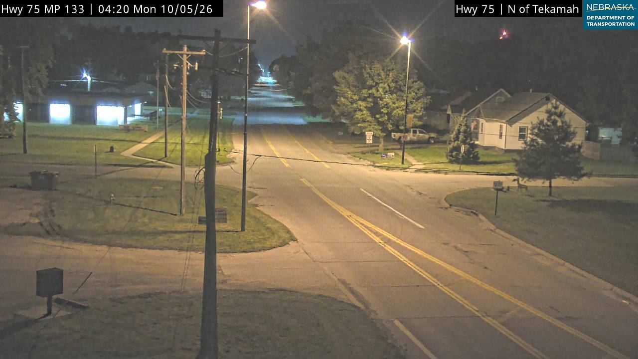 US 75 Tekamah (Looking south) live camera view