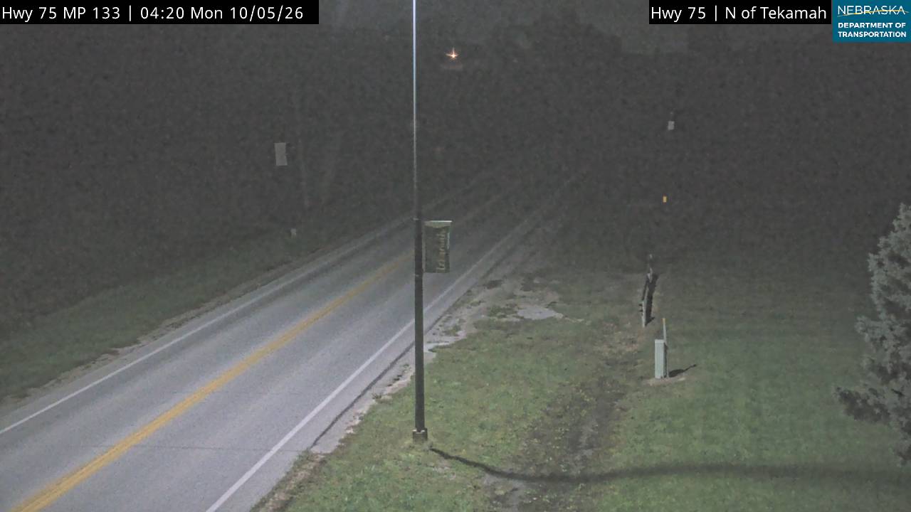 US 75 Tekamah (Looking north) live camera view